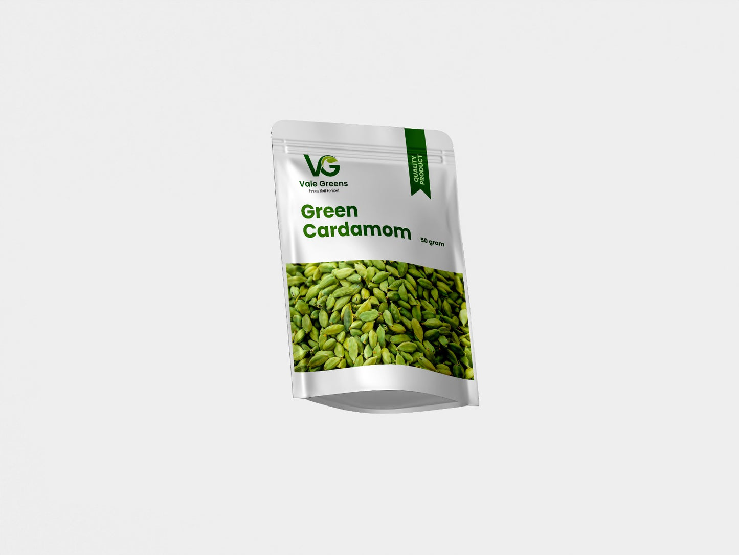 Valegreens Premium Green Cardamom Whole – Fresh, Aromatic Elaichi | 50 g